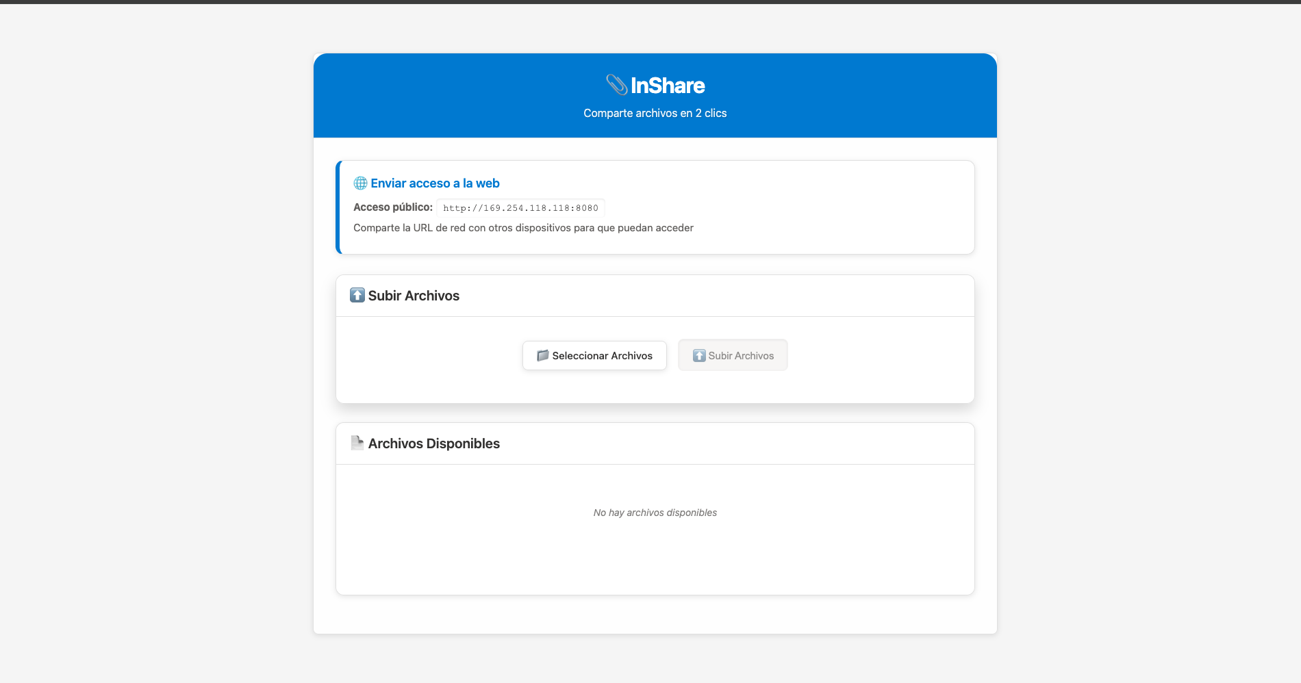 InShare screenshot 1